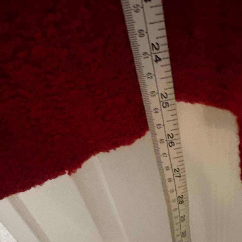 J. Jill Red Crew Neck Sweater Boucher Knit - Picture 5 of 6
